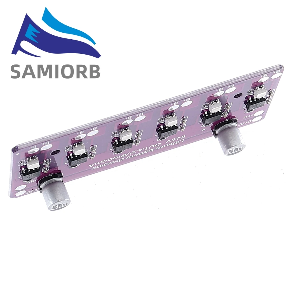 Módulo de carga 18650, placa caricadora de batería de litio 4056 5V 1A, placa de circuito PCB, conjunto de cargador, accesorios para patinete eléctrico - imagen 2