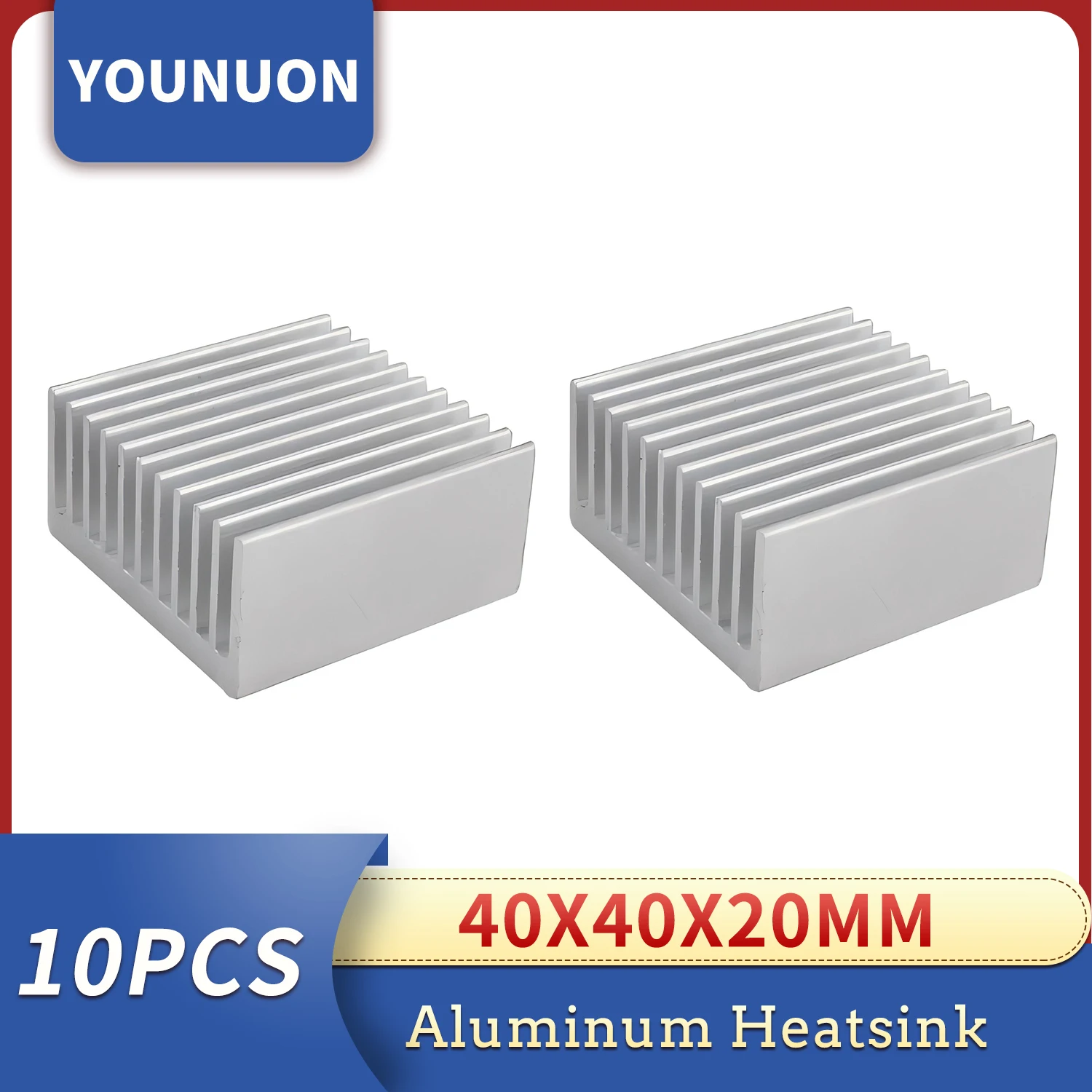 YOUNUON Disipador Térmico 40x40mm LED para CPU y GPU - imagen 2