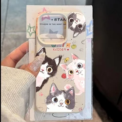 Funda Antigolpes iPhone con Diseño Gato Animado – Silicona Suave