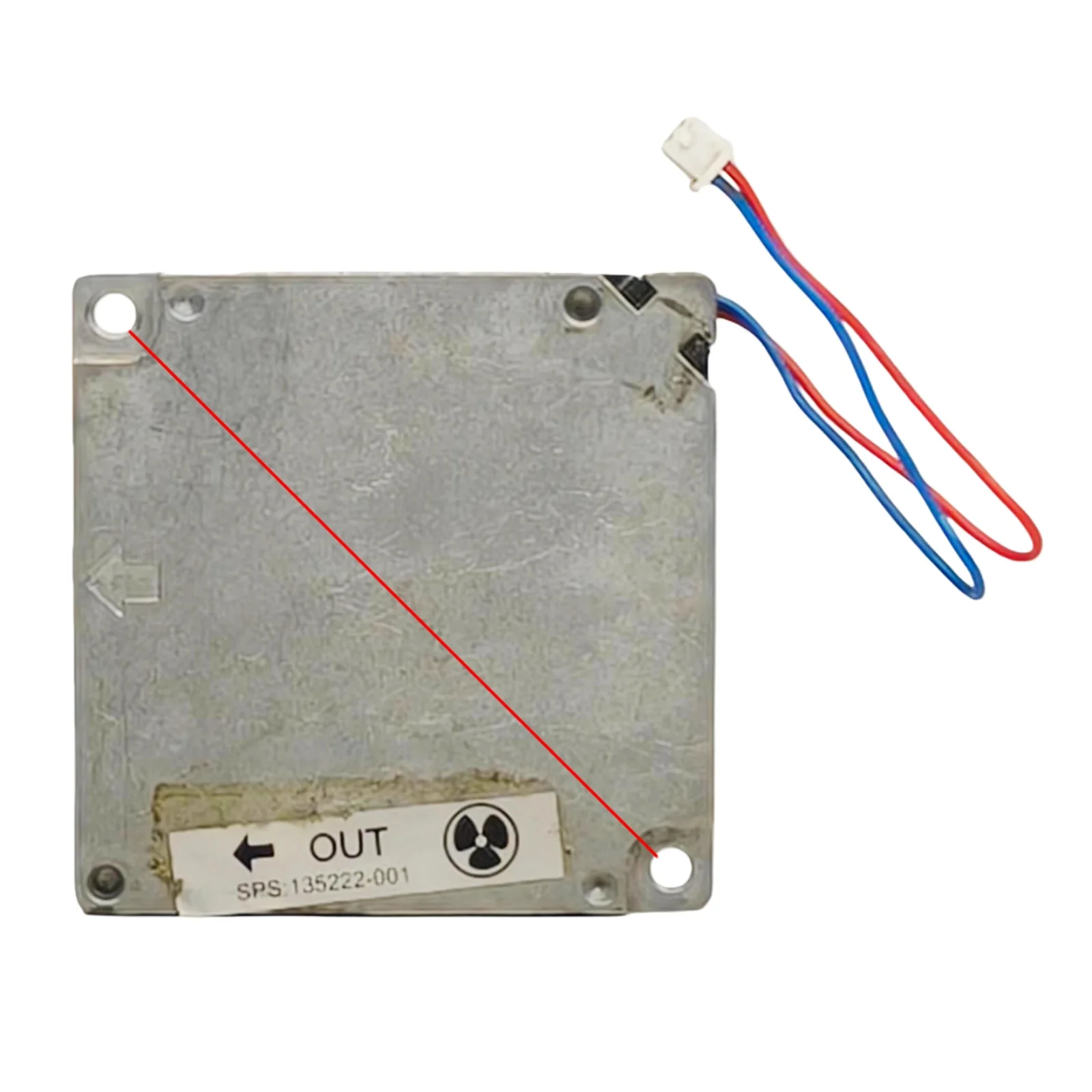 UDQFSDH01 4510 5V DC ventilador 45x45x10mm ventilador de refrigeración centrífugo ultrafino 0.17A 6100RPM para Chip de ordenador portátil escape lateral - imagen 3