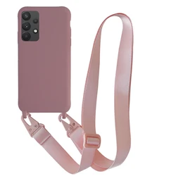 Samsung Galaxy S22 Ultra/S21/S20 – Funda Silicona con Correa Cruzada