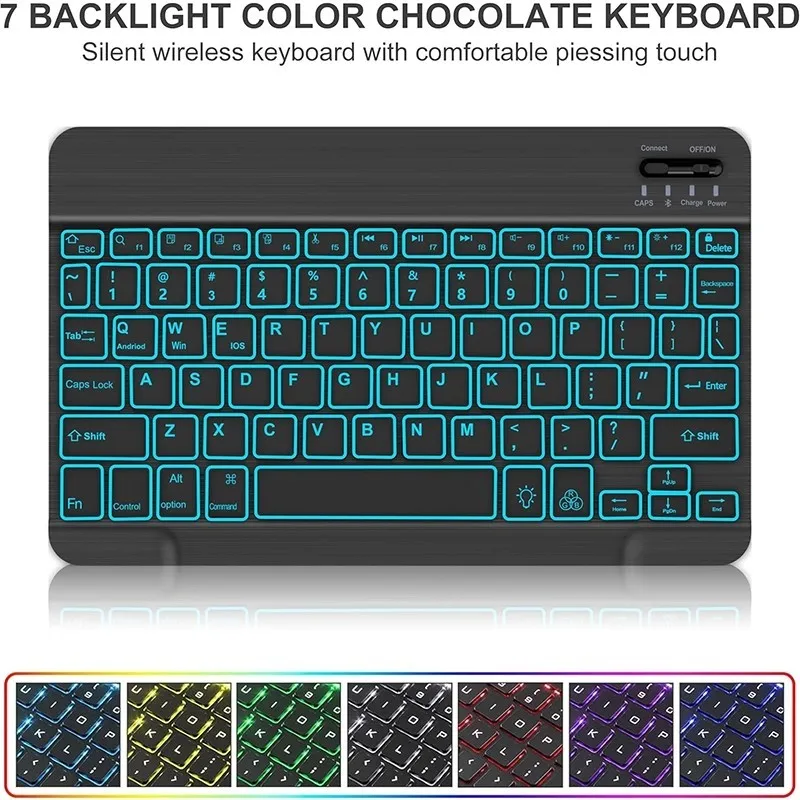 Teclado Bluetooth extraíble magnético para R Infinix Xpad 20 2025 11 pulgadas X1102 para Infinix Xpad 11 "2024 X1101 retroiluminado incorporado - imagen 3