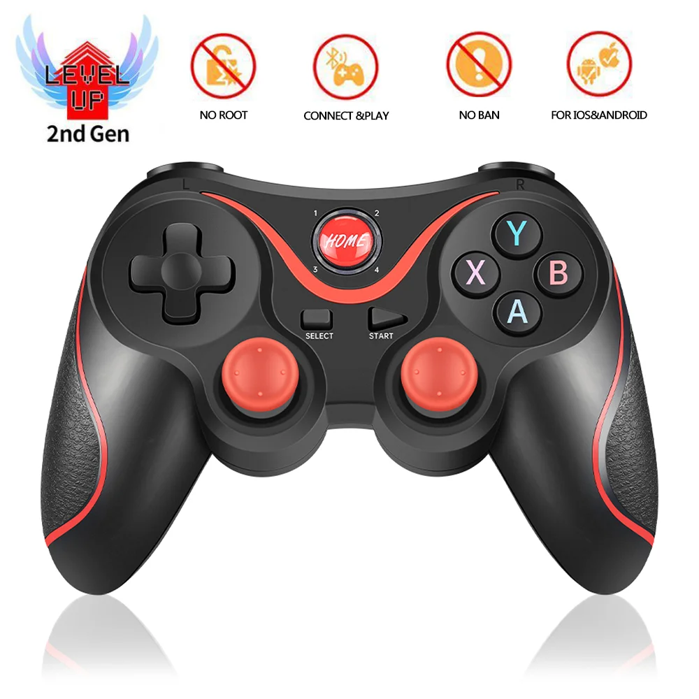 Terios T3 X3 Bluetooth Gamepad para teléfono Android PC Joystick Controle controlador de juego inalámbrico para accesorios Switch/PS3 - imagen 2