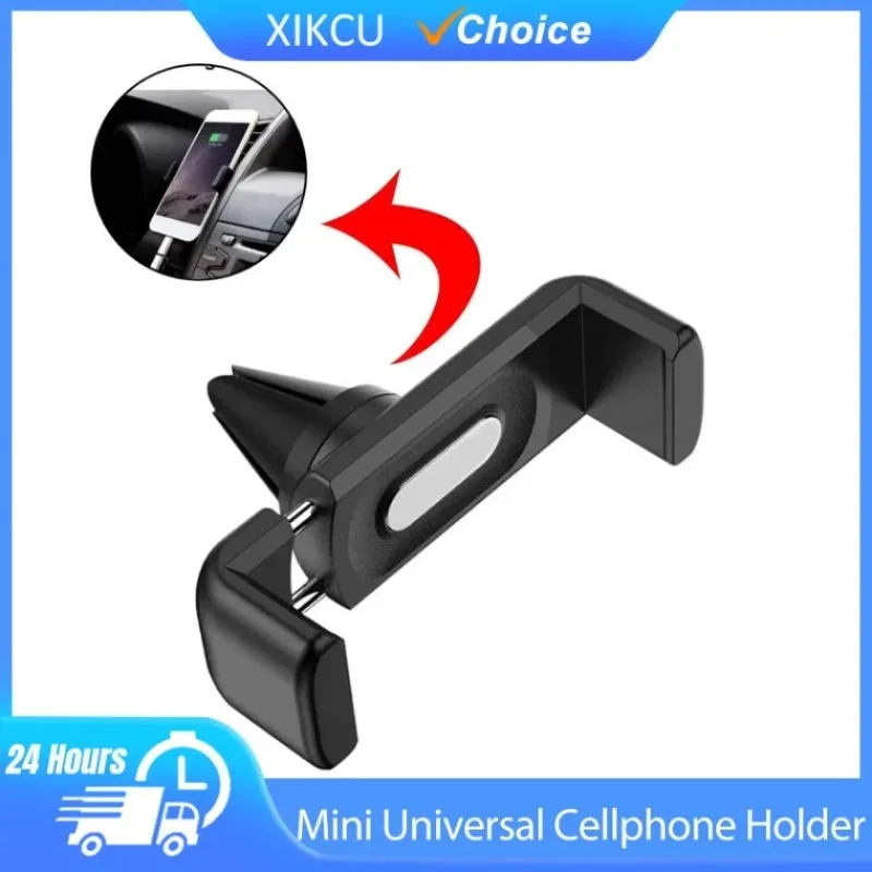 Mini soporte Universal para teléfono móvil, soporte de navegación giratorio de 360 grados, montaje de salida de aire, Clip de soporte para coche, accesorios de Interior de coche - imagen 3