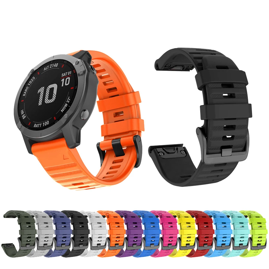 Correa de silicona de liberación rápida para reloj Garmin Forerunner, pulsera Easyfit, 22mm, 955, 965, 935, 945, LTE Instinct 2 - imagen 2