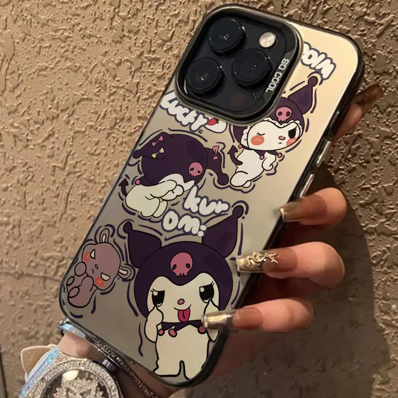 Funda bonita Kitty Kuromi para Vivo V30 V29 Lite V21E V25 V25E V20 V27 V23 Pro V23E V27E Y02 Y03 Y75 Y91C Y30 Y93 Y91 Y95 Y100 - imagen 5