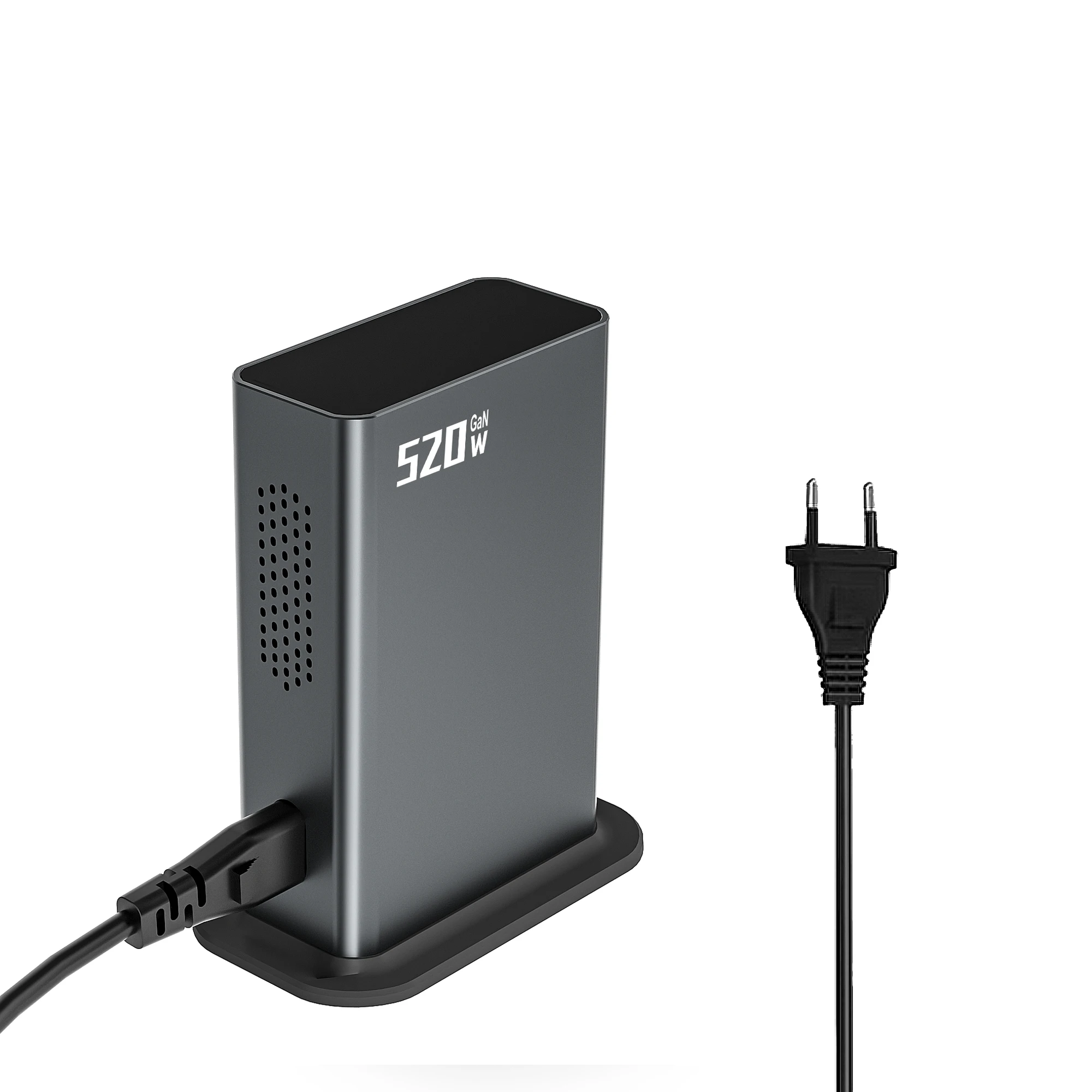 Nuevo cargador de escritorio 520W GaN 8 puertos 4 USB C 4 USB-A PD 100W cargador rápido Hub USB tipo C estación de carga de energía para teléfono móvil