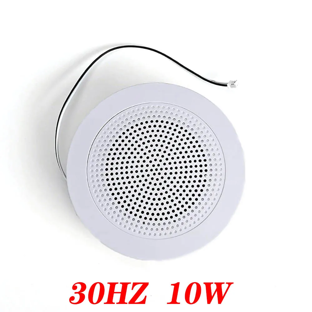 Altavoz Bluetooth de techo de 4,3 pulgadas para el hogar, sistema de altavoces empotrados para el hogar, para interior, cocina, dormitorio y baño, 10W - imagen 5