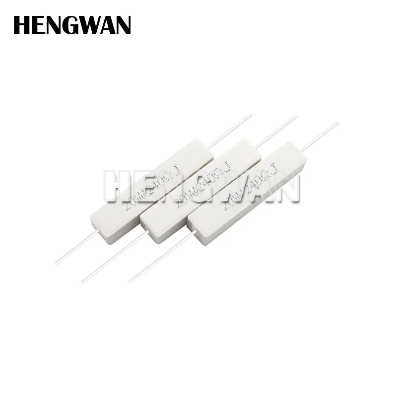 Resistencia de potencia de cemento 5%, 20W, 0,1-10K, 0.1R, 0.5R, 10R, 50R, 0,22, 0,33, 0,5, 1, 2, 5, 8, 10, 20, 22, 30, 50, 100, 1K, 1,5 K, 2K ohm, 1 unidad - imagen 2