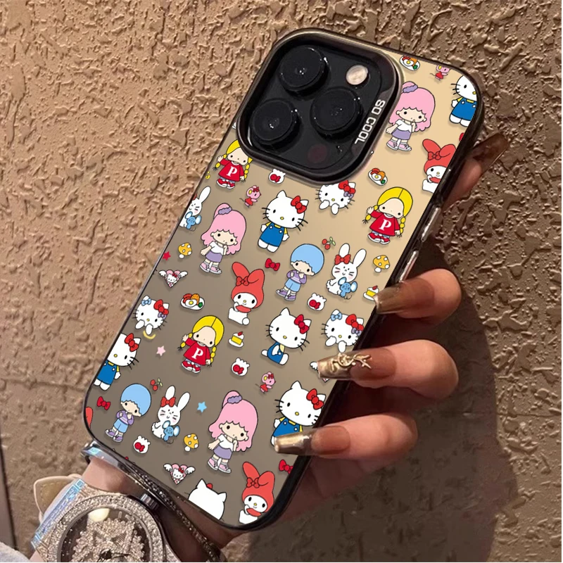 Funda de teléfono Hello Kitty Sanrio para Samsung Galaxy S23 S24 S25 S22 Ultra S21 Plus FE A56 A36 A26 5G A16 A06 4G Note 20 - imagen 4