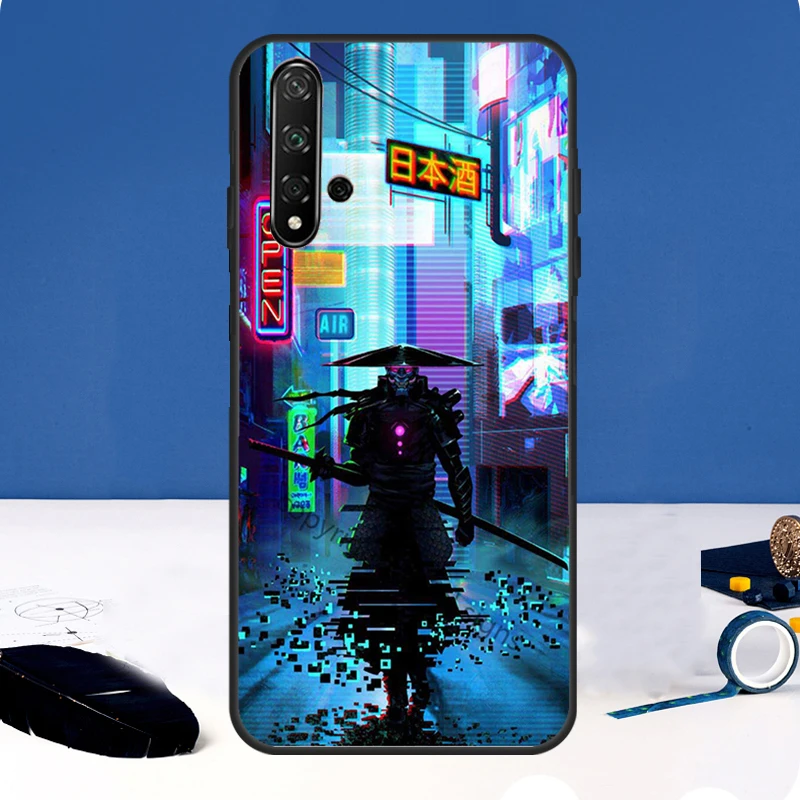 Funda japonesa Samurai Ninja para Huawei Nova 3i 7i 8i 11i 12i 9 10 SE Y60 Y61 Y70 Y72 Y73 Y90 Y91 P20 P30 P40 Lite - imagen 5