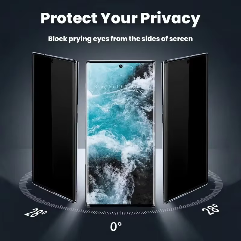 3 uds película de hidrogel suave de privacidad para Samsung Galaxy S24 Ultra S23 S22 S21 Plus FE S20 S8 S9 S10 Plus Note 20 10 Protector de pantalla - imagen 4