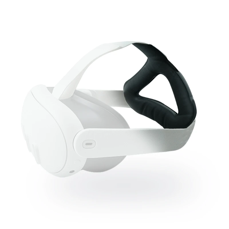 Cojín de cabeza mejorado para Meta Quest 3 VR, Correa cómoda para auriculares VR, almohadilla antideslizante - imagen 5