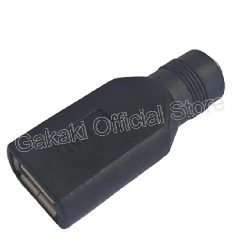 Conector DIY de 5,5x2,1mm DC hembra A USB 2,0 tipo A, enchufe macho hembra, 5V DC, adaptador para ordenador portátil - imagen 3