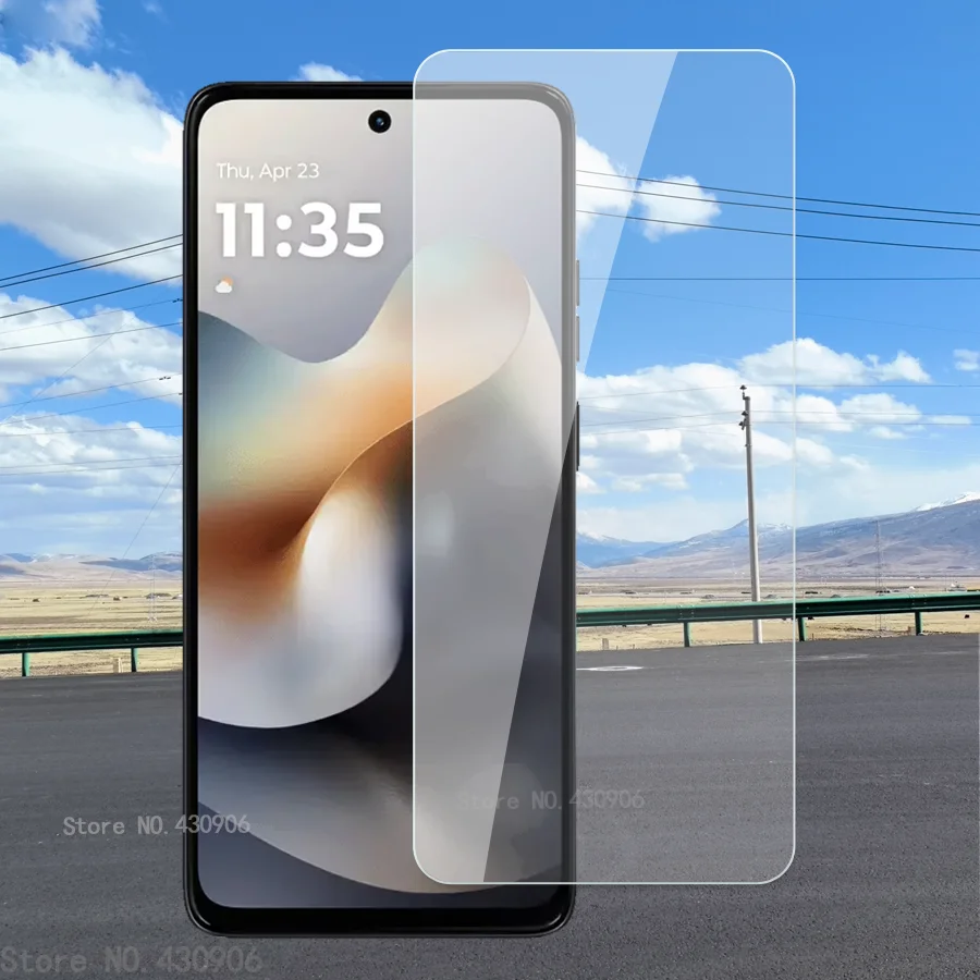 Para Moto G56 5G Protector de pantalla cobertura de pantalla película de vidrio templado transparente de alta calidad 2.5D 9H