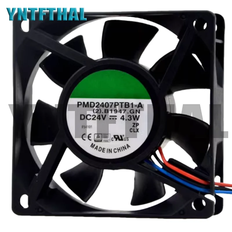 Nuevo PMD2407PTB1-A 24V 4,3 W ventilador de refrigeración de 3 cables - imagen 2