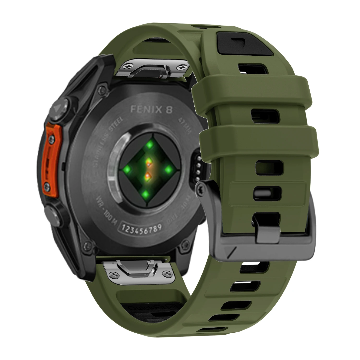 Correa con hebilla de tornillo de 26mm y 22mm para Garmin Fenix 8 E 7X 7 Pro 6X 6 Pro 5X Plus, pulsera de silicona Epix Gen 2 47mm 51mm Enduro 3 - imagen 4