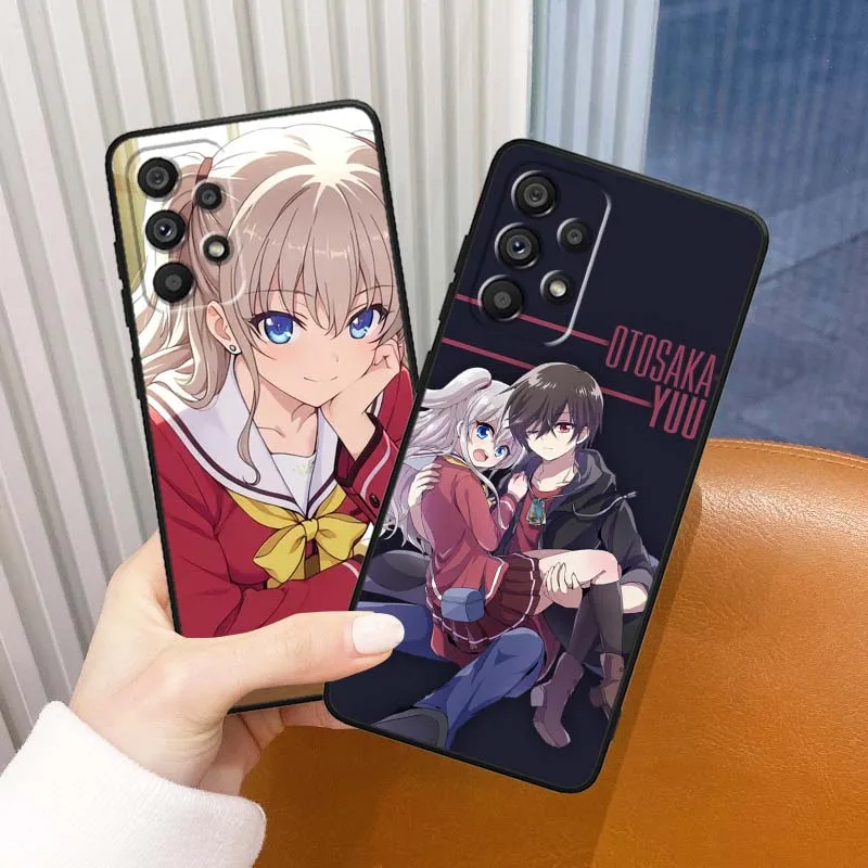 ANIME Nao Tomori para Samsung Galaxy A30 A31 A32 A33 A35 A36 A40 A41 A42 A50 A51 A52 A53 funda negra para teléfono - imagen 2