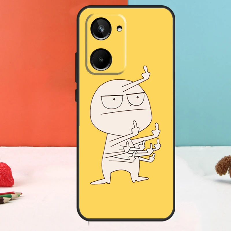 Memes de dedo medio divertidos para Realme, 12, 11 Pro Plus, 10 Pro, GT5, GT3, C55, C53, C51, C33, C31, C30, C25s, C21Y, C15, GT, Neo5 - imagen 3