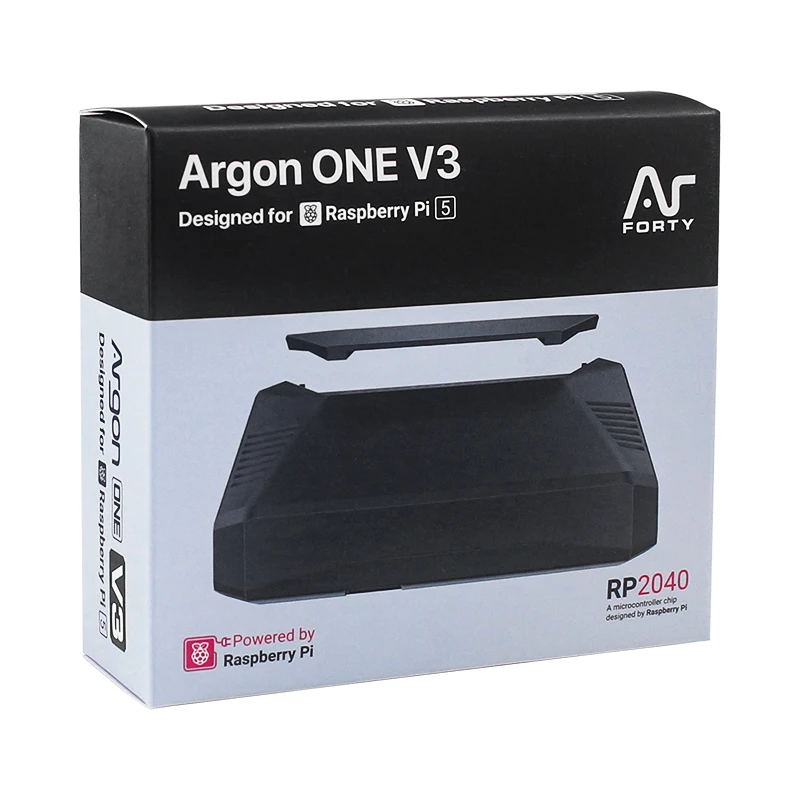 Argon ONE V3 Caja de aleación de aluminio Ventilador PWM incorporado de enfriamiento activo para Raspberry Pi 5 - imagen 4