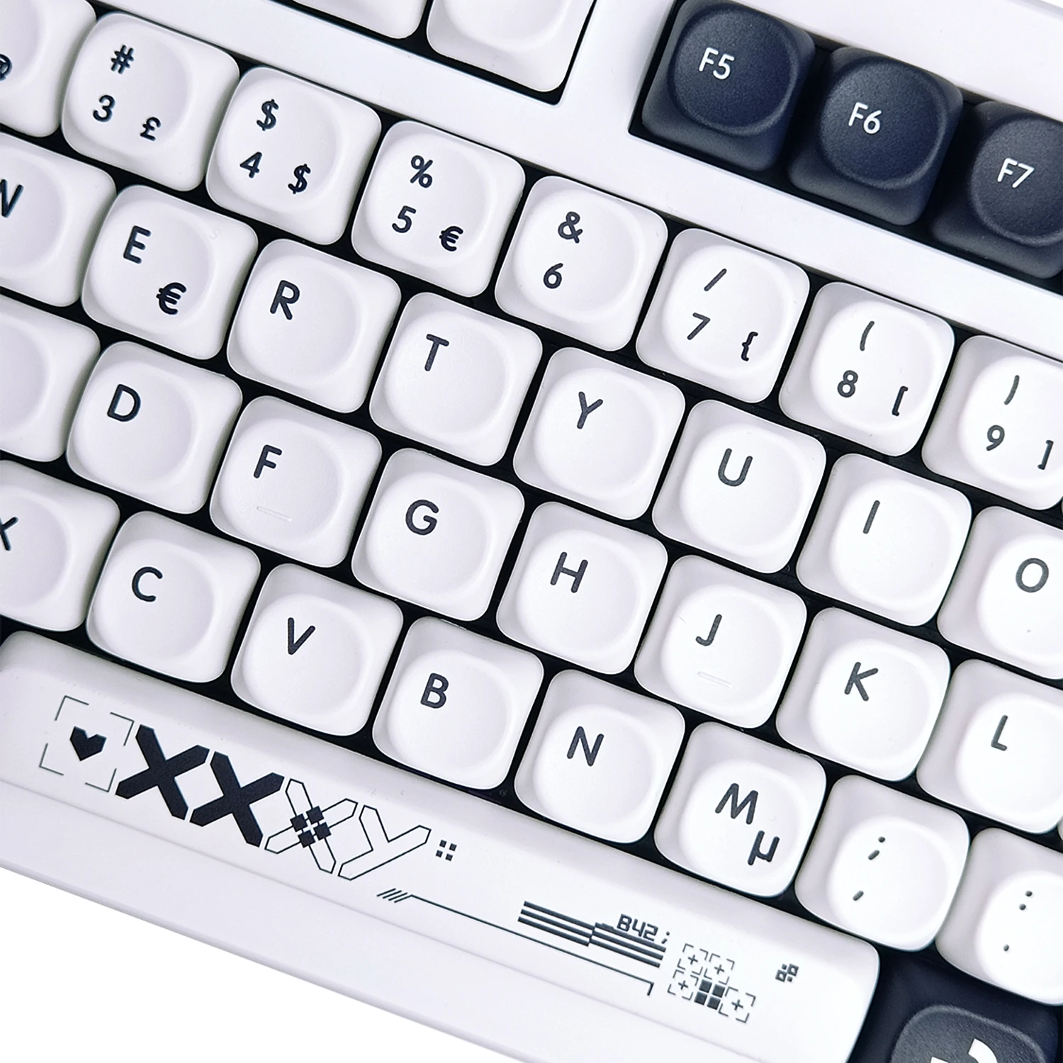 Estampado de flujo nórdico francés Keycap diseño europeo AZERTY Teclado mecánico QWERTZ Keycap ISO PBT Keycaps español francés alemán - imagen 5