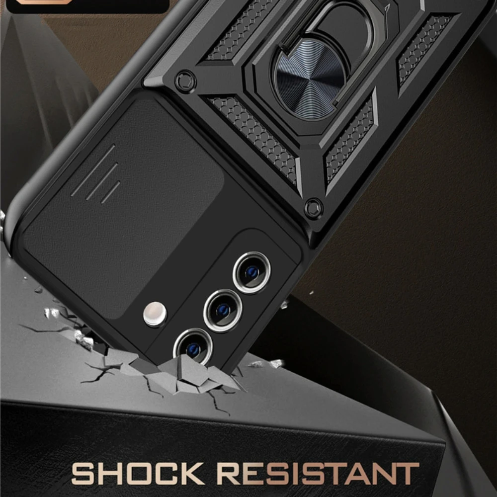 Funda para Motorola Moto Edge 50 30 Pro Ultra Lite Neo 30Fusion 5G G34, protector de cámara deslizante, armadura a prueba de golpes, cubierta de soporte magnético - imagen 4