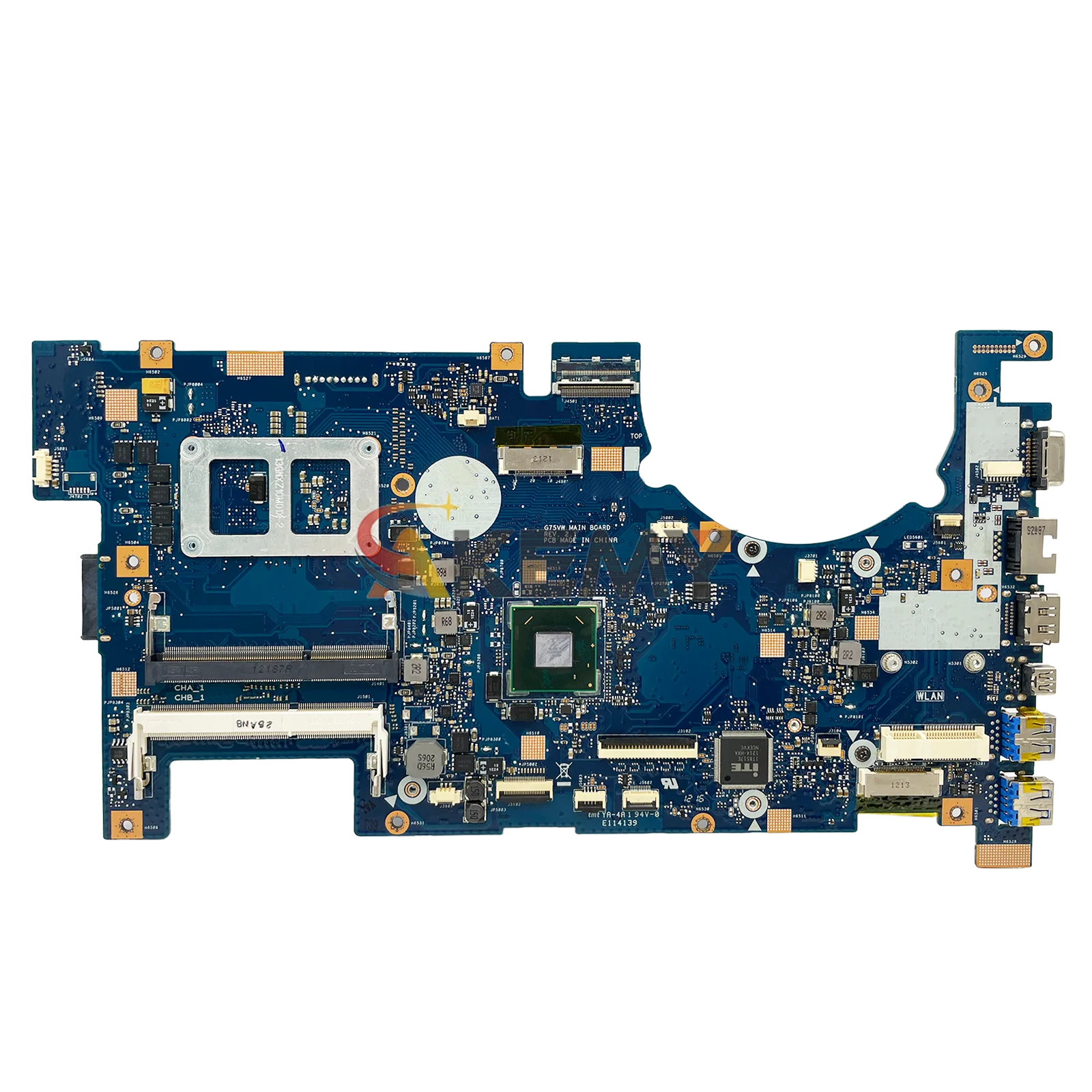 Placa base para ordenador portátil G75VW 2D para ASUS ROG G75V G75VX G75VW placa base para portátil este artículo está en stock 100% pruebas OK envío rápido - imagen 2