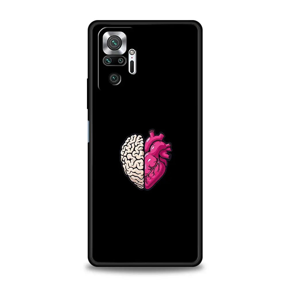 Funda de teléfono médica con corazón creativo para Xiaomi Redmi Note 14 13 12 5G 11 10 Pro Plus 4G 9S 9 14C 13C 12C 10C 9C 9A, funda suave de TPU - imagen 4