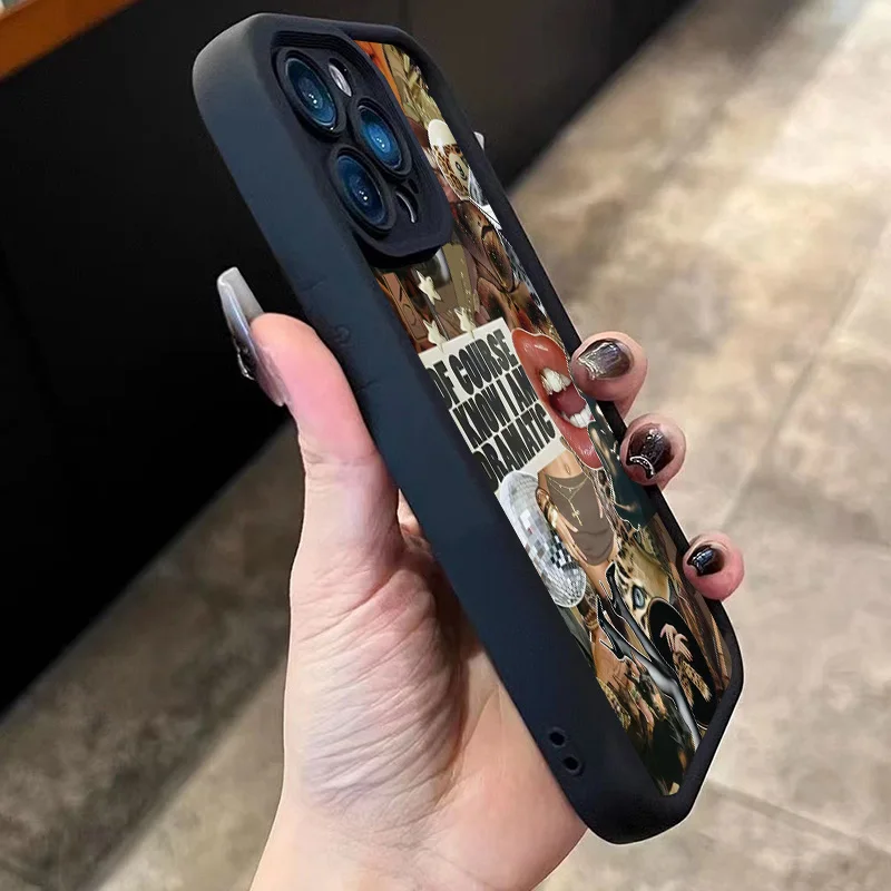 Funda de teléfono con diseño de diente dorado para Xiaomi Poco F7, funda de silicona TPU suave a prueba de golpes para Poco F6 F5 X7 X6 X5 X3 M6 Pro - imagen 2