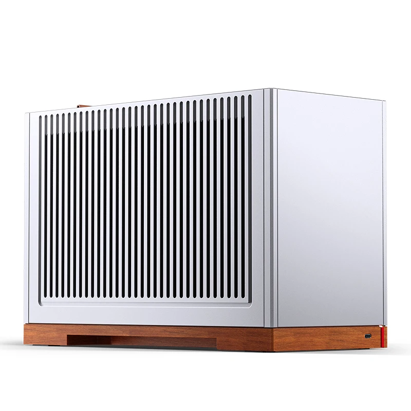 Jonsbo T9 aleación de aluminio ITX chasis ordenador de escritorio Host Shell tipo C 11L pequeña caja de PC con Cable adaptador GPU PCIE 4,0 - imagen 5