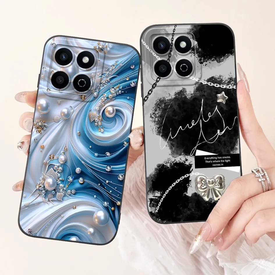 Para Honor Play 60 Plus Funda Honor X7c 5G Funda Popular Funda de silicona suave con flores para Honor 200 Smart HonorX7c ALT-LX2 X 7c Etui - imagen 3