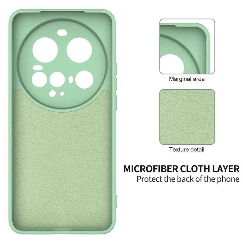 Para Xiaomi 15 Ultra funda suave de silicona líquida Premium con flocado dentro de la cubierta para Xiaomi Mi 15 Ultra con correa - imagen 2