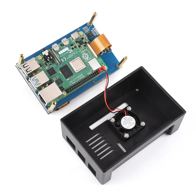 Raspberry Pi pantalla DSI de 4,3 pulgadas MIPI 800x480 pantalla táctil capacitiva de 4,3 pulgadas LCD táctil IPS para Pi 5/4B/3B +/3A +/3B/2B/B +/A + - imagen 3