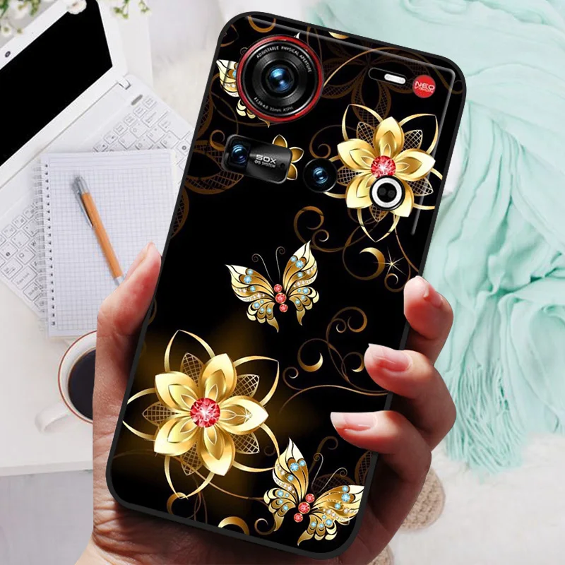 Para ZTE nubia Z70 Ultra Z60 Ultra funda bonita de dibujos animados fundas traseras de silicona suave para ZTE Nubia Z70Ultra fundas de teléfono NX733J NX736J - imagen 4