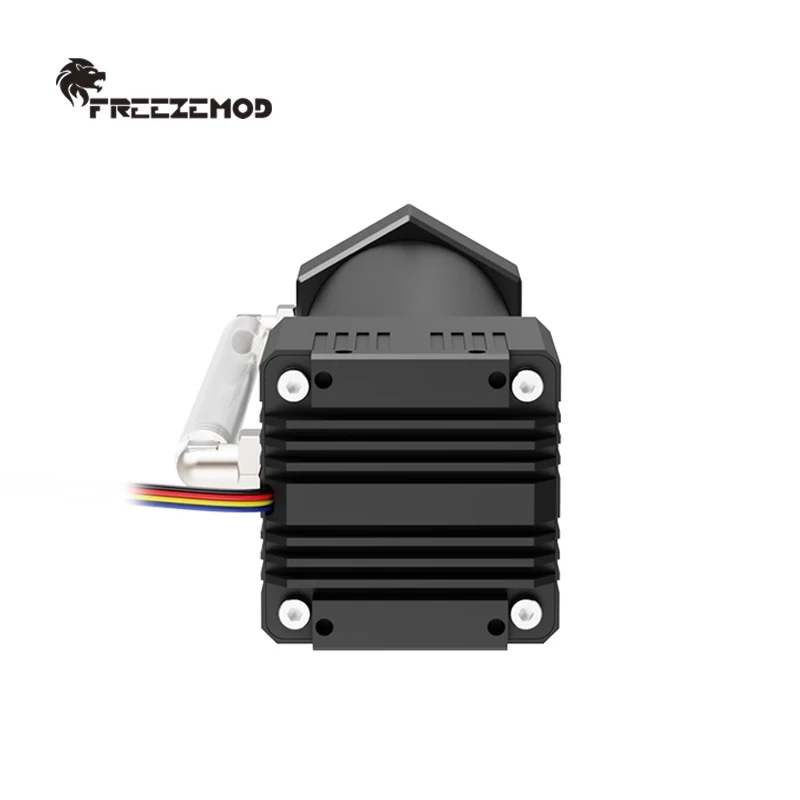 FREEZEMOD Caja de bomba de agua AIO de aluminio completo, depósito antiexplosión DC 12V/24V 133MM-233MM, PUB-JSM6 - imagen 5