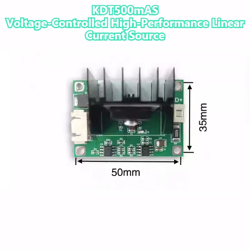 Módulo de fuente de corriente lineal alta KDT500mAS-001, controlador LED con controlador láser, fuente de corriente controlada por voltaje, corriente de amplio rango - imagen 4
