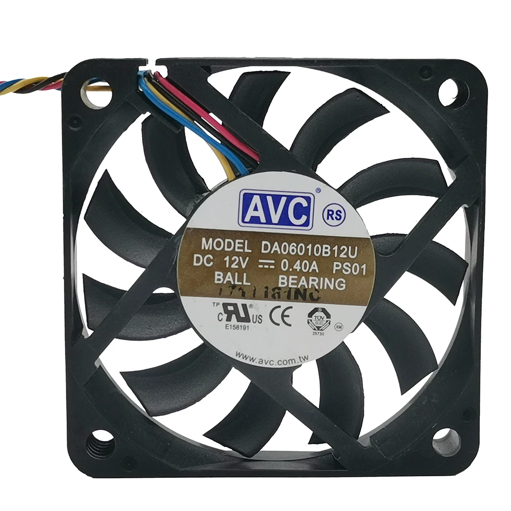 Ventilador 60mm AVC PWM Doble Rodamiento 12V – Refrigeración - imagen 4