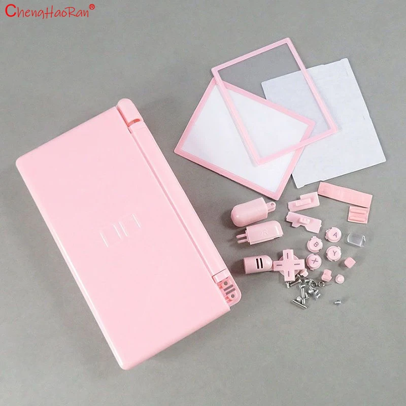 1 Juego de carcasa de repuesto para Nintendo DS Lite, carcasa, botones, Kit de tornillos de pantalla, bolígrafo de un solo toque para NDSL - imagen 4