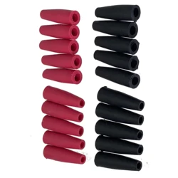 Conector Coaxial Detector Fallos Ultrasónico - Terminales Rojo Negro