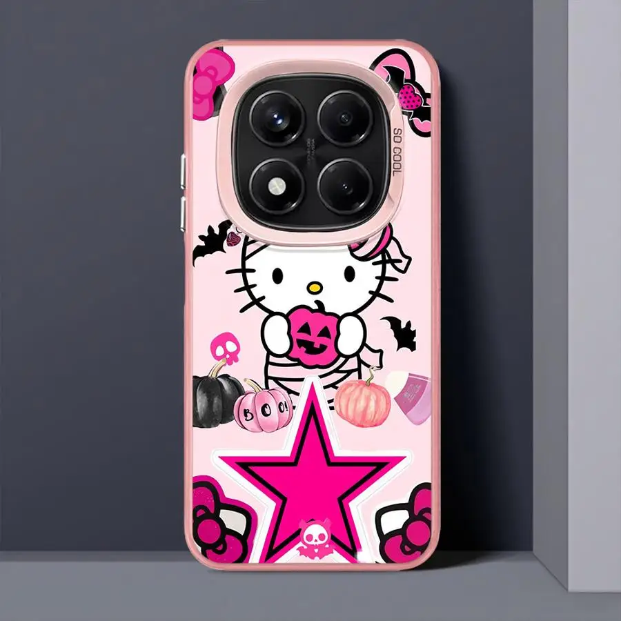 Funda trasera de teléfono para Xiaomi Redmi Note 11s 9s 10s 10Lite 13 12 11 14 Pro Plus 12s rosa h-elloS k-ittyS Halloween - imagen 2