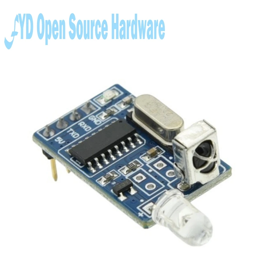 Placa decodificadora infrarroja de 1 piezas, Control remoto, transmisor, receptor, módulo inalámbrico para convertidor de placa DAC IR - imagen 4