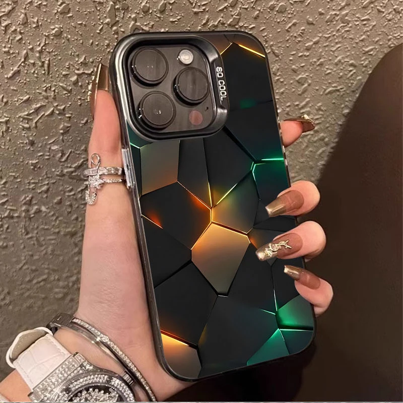 Funda de bloque de construcción Irregular de moda para Samsung Galaxy A55 A35 A25 A15 A05 A05S 5G A13 A23 A12 A22 A32 A52 A52S A72 A51 A71 4G - imagen 2