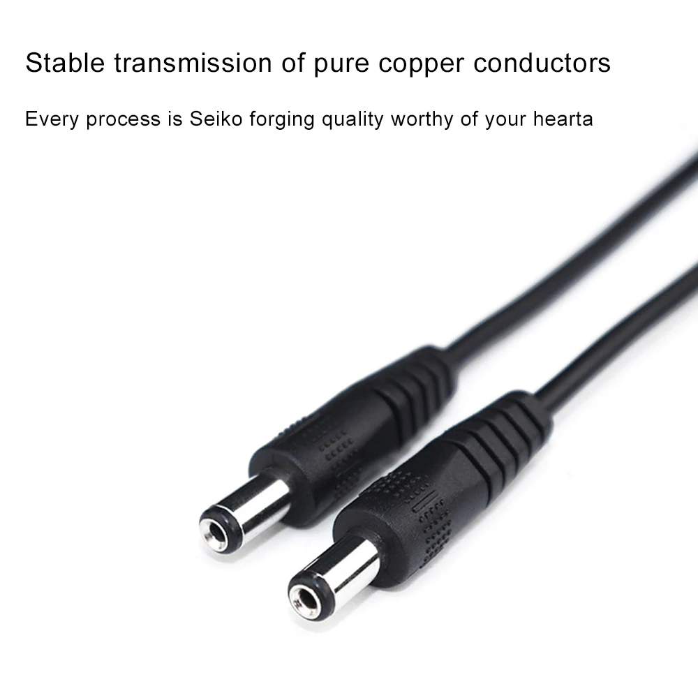 2 uds/5 uds DC5.5 * 2,1 cable de alimentación macho a macho 2AWG 1m de largo cable de alimentación macho doble modelo 2464 - imagen 5