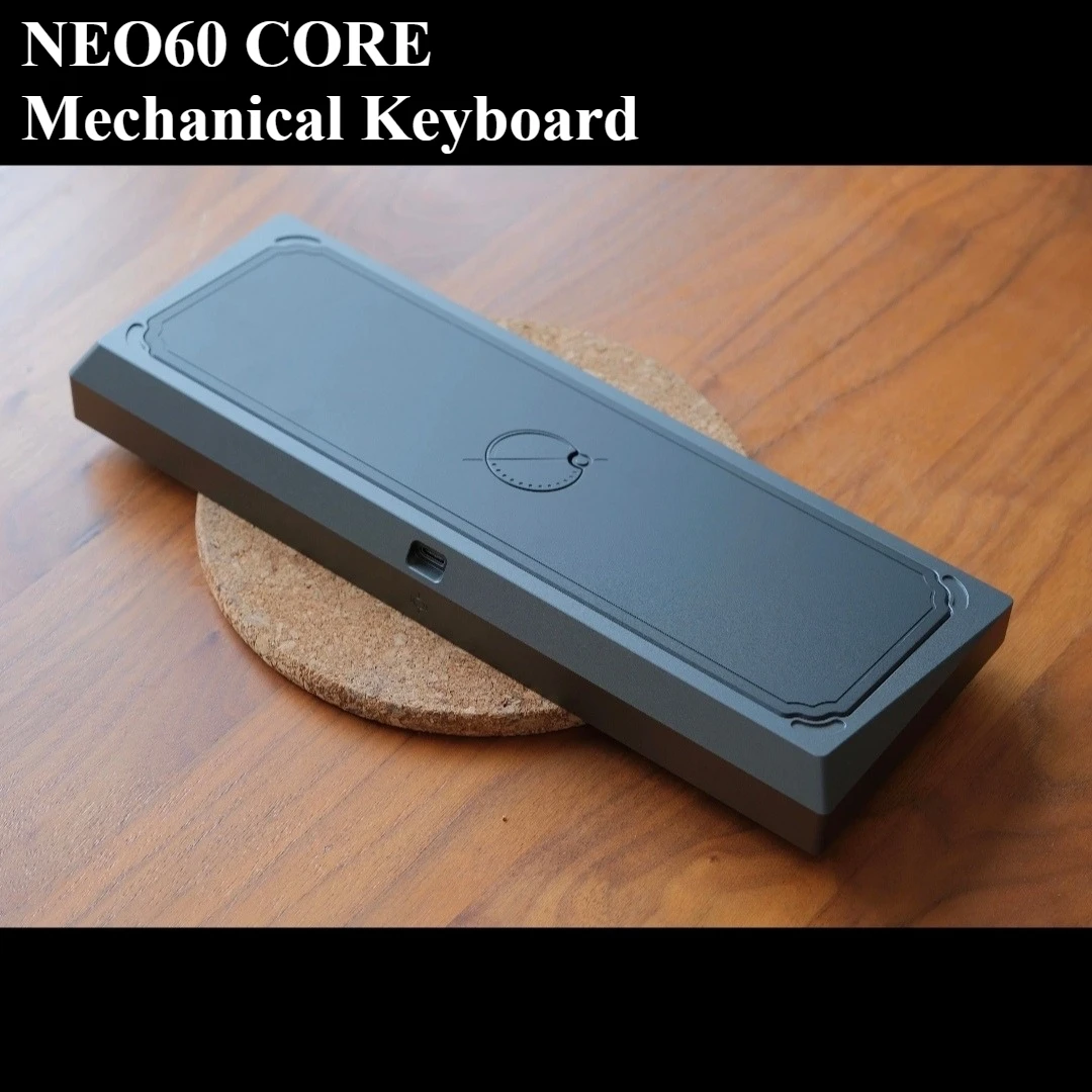 Kit de teclado mecánico NEO60 CORE, teclado mecánico anodizado para juegos con junta tórica de intercambio en caliente monomodo, sin interruptor