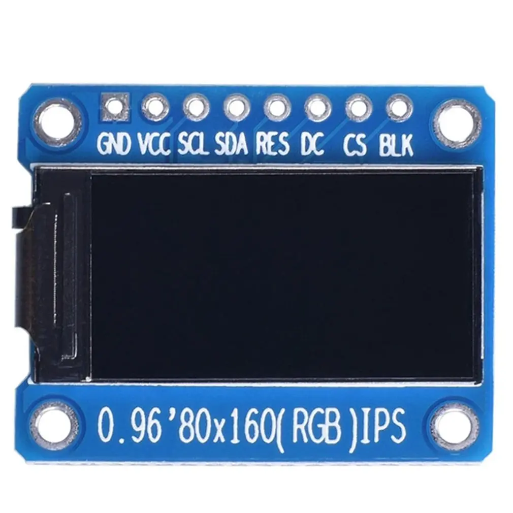 Pantalla TFT IPS de alta definición de 0,96 pulgadas a todo Color OLED 80x160 pantalla IPS St7735 módulo LCD de unidad Dropshipping al por mayor - imagen 4