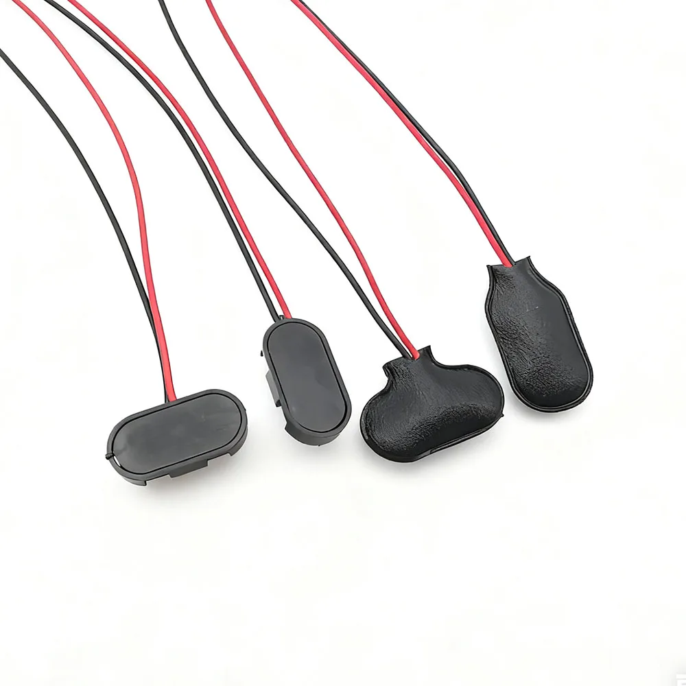 Conector de batería de 9V, 10 Uds., Clip de batería tipo I/T de 9 voltios, hebilla de carcasa suave/dura a presión con conexión de Cable rojo y negro 26AWG - imagen 5