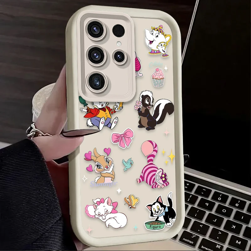 Funda Animal Disney Mary Cat para Samsung Galaxy S24 S23 S25 Ultra S22 S21 Plus FE A56 A36 A26 A16 A06 A15 A25 A35 A55 5G - imagen 3