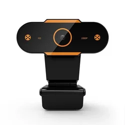 Cámara web Full HD 1080p con micrófono USB para videollamadas