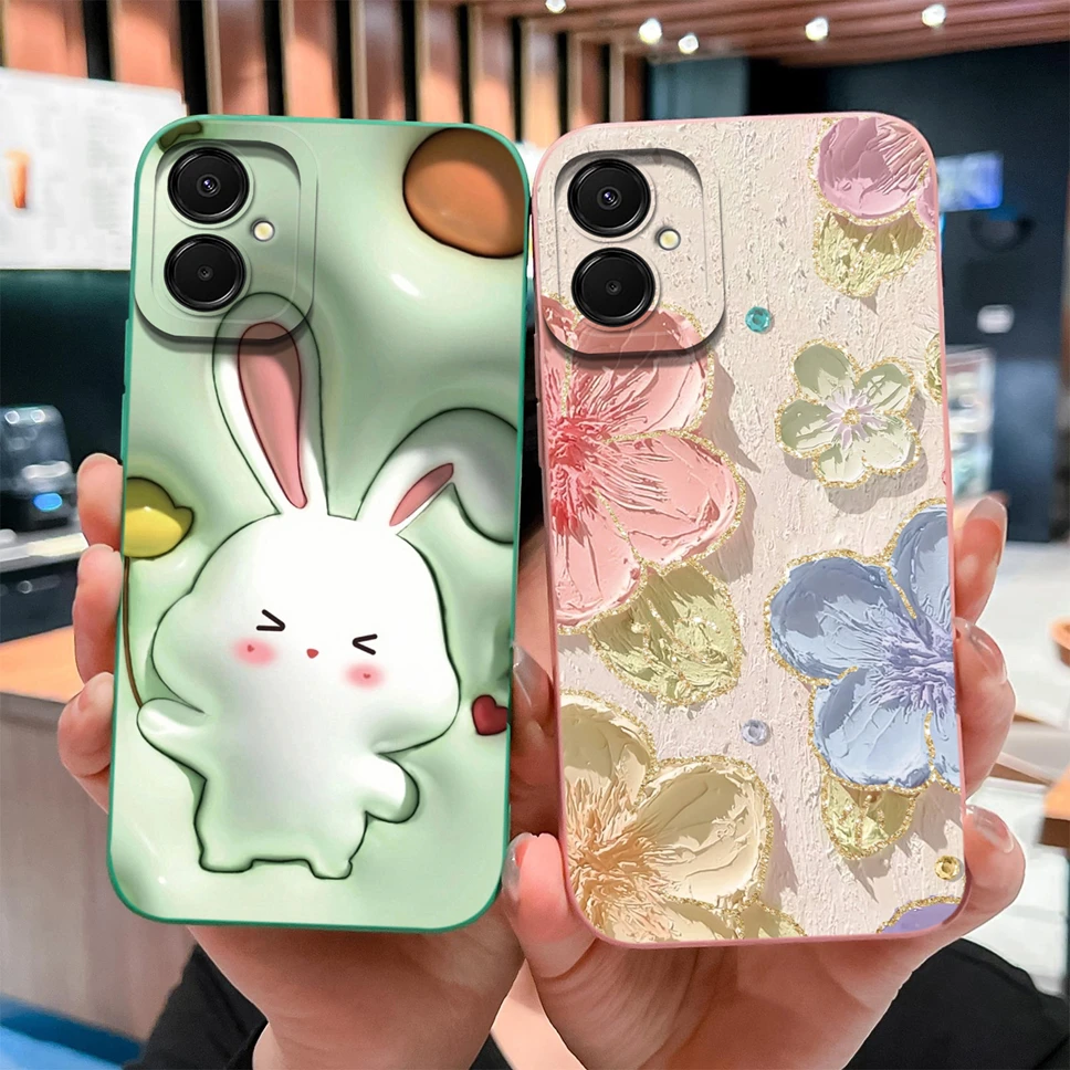 Para Samsung Galaxy M07 F07 4G funda de teléfono patrones de estilo encantador funda trasera ligera de silicona suave para Galaxy M 07 F 07 parachoques - imagen 2