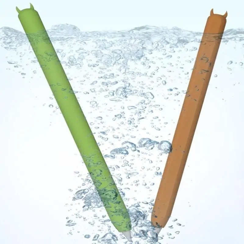 Y1UB Funda protectora silicona iPencil con 3 tapas antiarañazos para 1.º/2.º - imagen 3